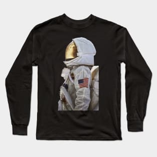 The real US-American Astronaut Photo Long Sleeve T-Shirt